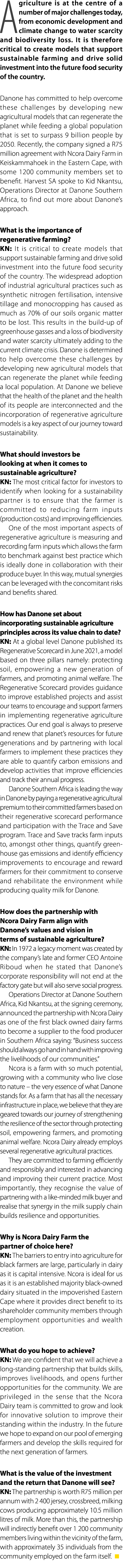 Agriculture is at the centre of a number of major challenges today, from economic development and climate change to w...