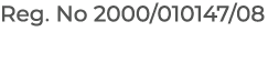 Reg. No 2000/010147/08
