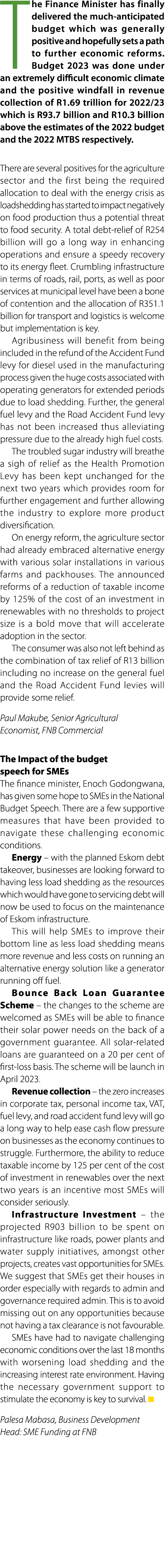 The Finance Minister has finally delivered the much anticipated budget which was generally positive and hopefully set...