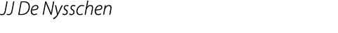 JJ De Nysschen