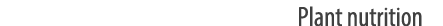 Plant nutrition