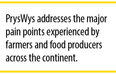 PrysWys addresses the major pain points experienced by farmers and food producers across the continent.