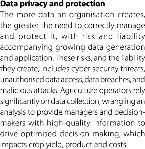 Data privacy and protection The more data an organisation creates, the greater the need to correctly manage and prote...