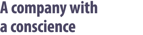 A company with a conscience 