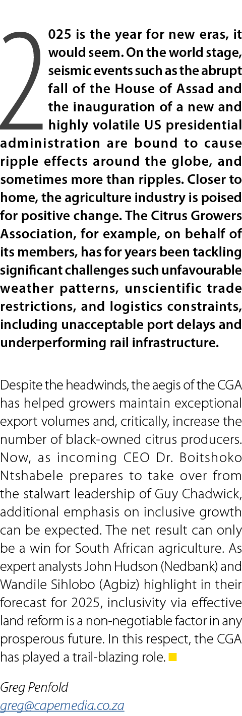 2025 is the year for new eras, it would seem. On the world stage, seismic events such as the abrupt fall of the House...