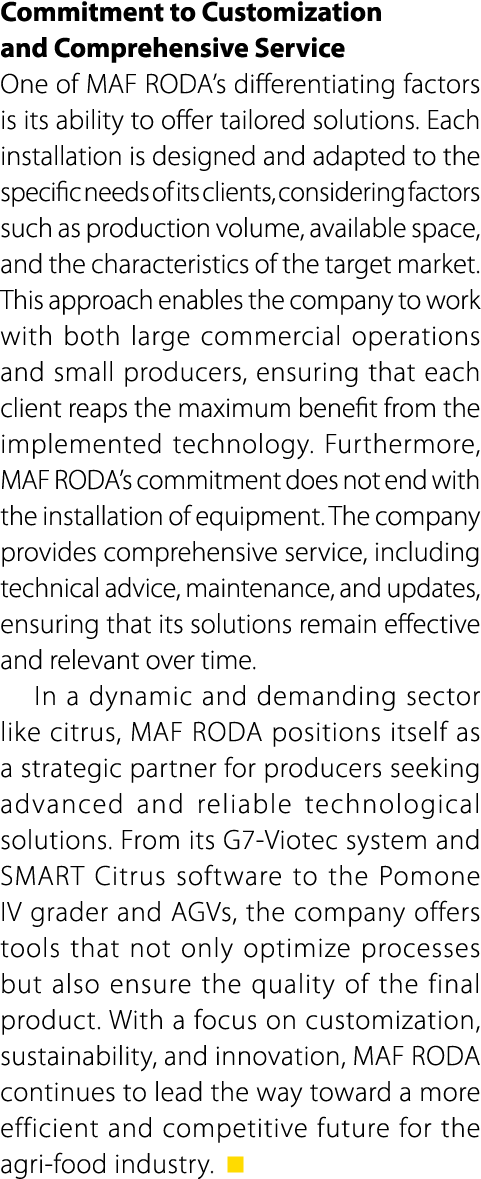 Commitment to Customization and Comprehensive Service One of MAF RODA’s differentiating factors is its ability to off...