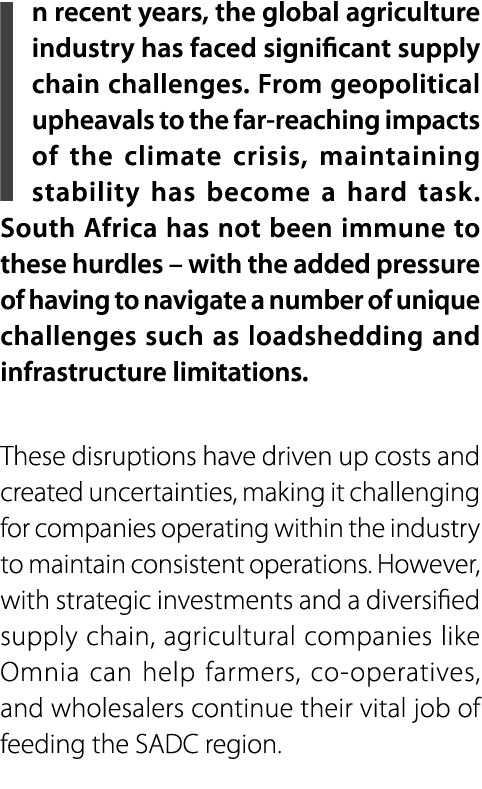 In recent years, the global agriculture industry has faced significant supply chain challenges. From geopolitical uph...