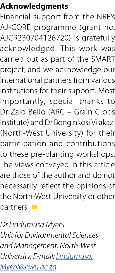 Acknowledgments Financial support from the NRF’s AJ CORE programme (grant no. AJCR230704126720) is gratefully acknowl...
