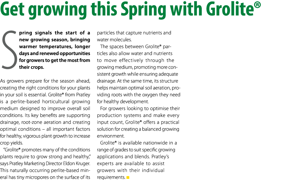 Get growing this Spring with Grolite&reg; Spring signals the start of a new growing season, bringing warmer temperatures,...