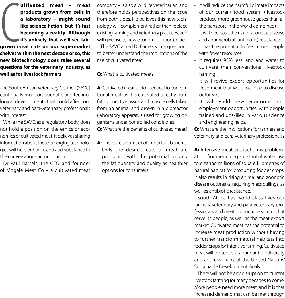 Cultivated meat – meat products grown from cells in a laboratory – might sound like science fiction, but it’s fast be...