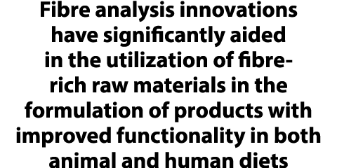 Fibre analysis innovations have significantly aided in the utilization of fibre rich raw materials in the formulation...