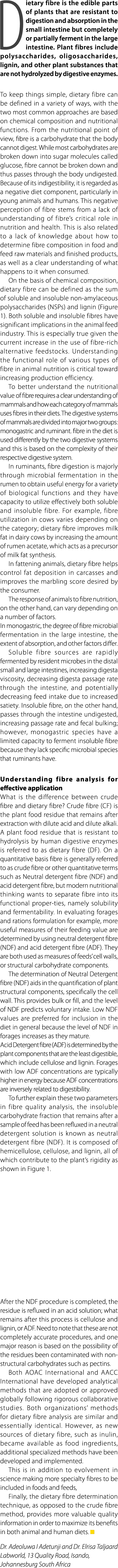 Dietary fibre is the edible parts of plants that are resistant to digestion and absorption in the small intestine but...