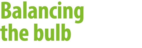 Balancing the bulb